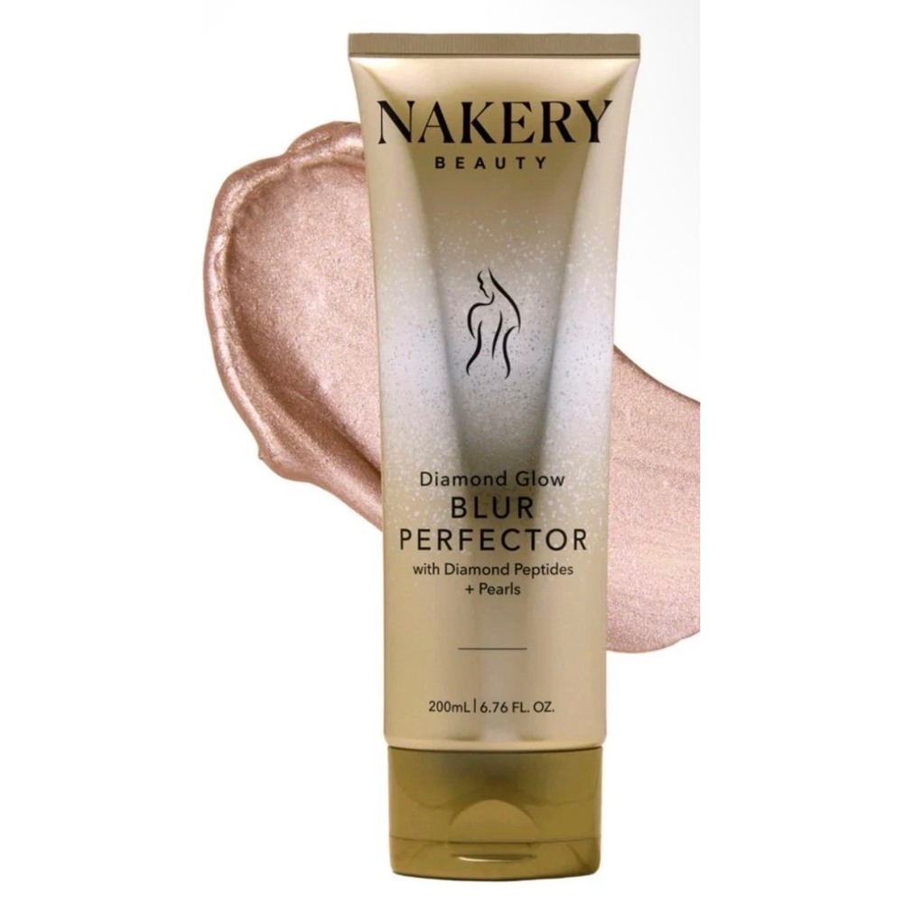 Nakery Beauty Blur Perfector Diamond Glow Shimmer Peptides Pearls 6.76oz New